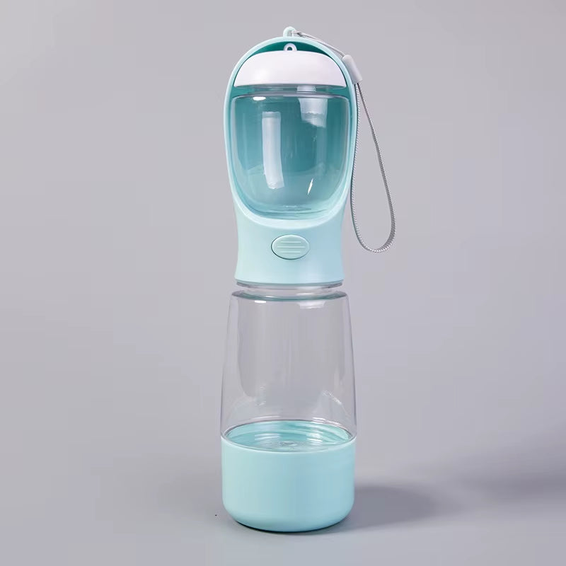 3-in-1 Portable Pet Water Bottle: Multifunctional Outdoor Water Dispenser for Dogs and Cats, Leak-Proof Design