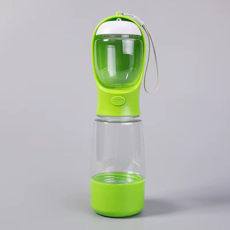 3-in-1 Portable Pet Water Bottle: Multifunctional Outdoor Water Dispenser for Dogs and Cats, Leak-Proof Design
